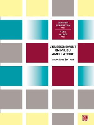 cover image of L'enseignement en milieu ambulatoire  3e édition